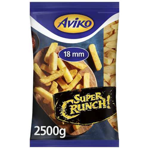 Aviko Supercrunch Chunky thick cut fries 18mm 4 x 2.5kg