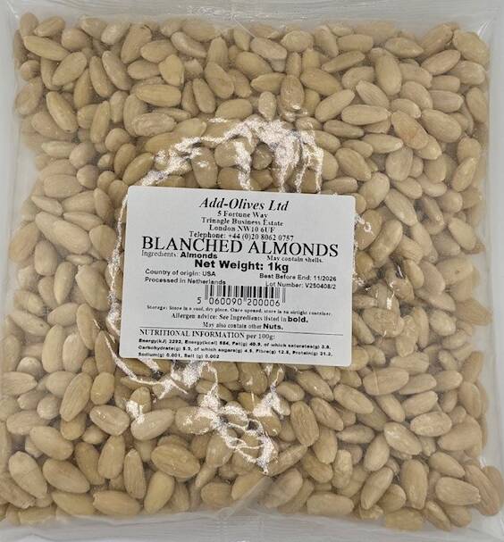 Blanched Almonds 1kg