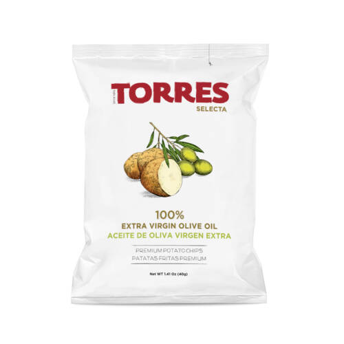 Torres Extra Virgin Olive Oil Crisps 20 x 50g