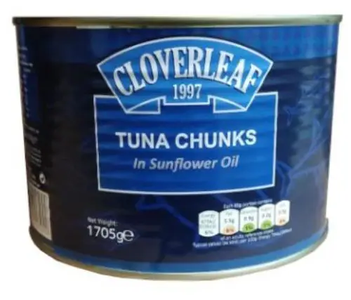 Tuna Chunks in Sunflower Oil 1.8kg