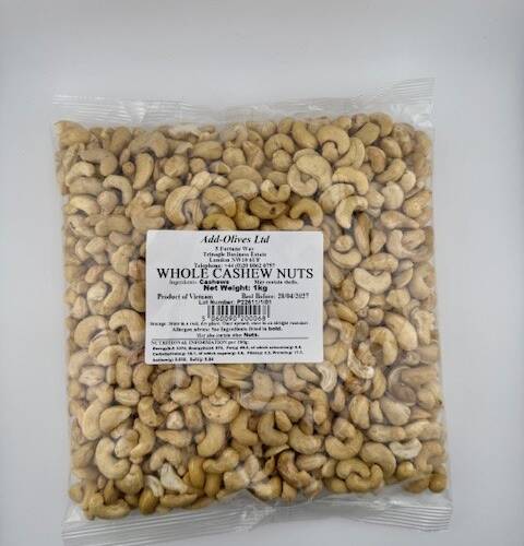 Whole Cashews 1kg
