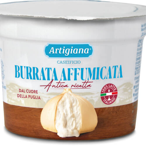 Burrata Affumicata (naturally smoked) 8x125g (1kg box)