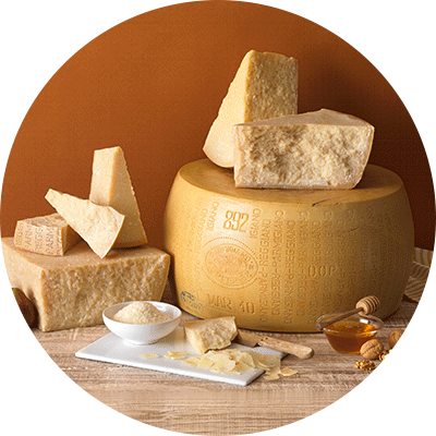 Parmigiano Reggiano 36 months 1/8 (4.5kg av)