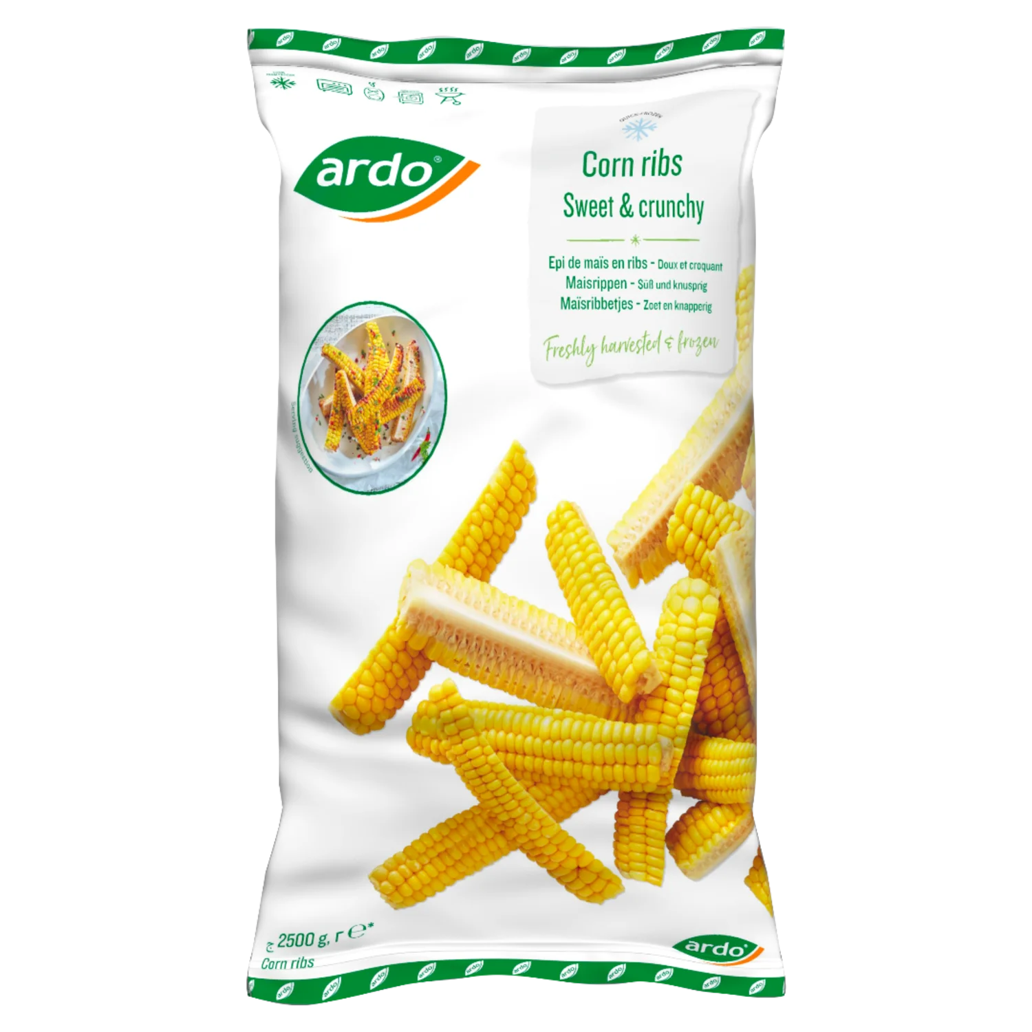 Ardo Corn Ribs 4 x 2.5kg